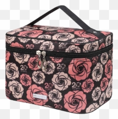 China Women Portable Cosmetic Bag Cute Makeup Travel Case - Garden Roses Emoji,Girl Eith Makeup Emoticon