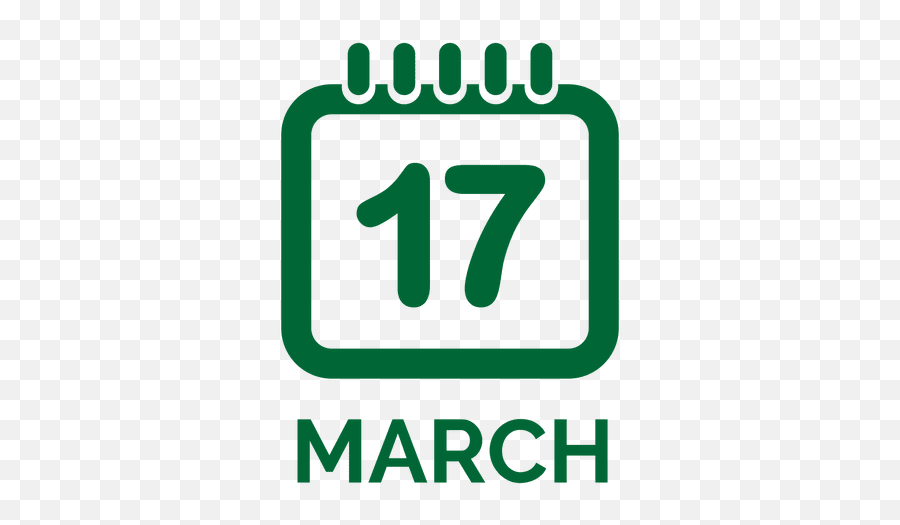 17 March St Patrick Calendar Transparent Png U0026 Svg Vector - 17 De Marzo Calendario Emoji,St Patrick Emoticon