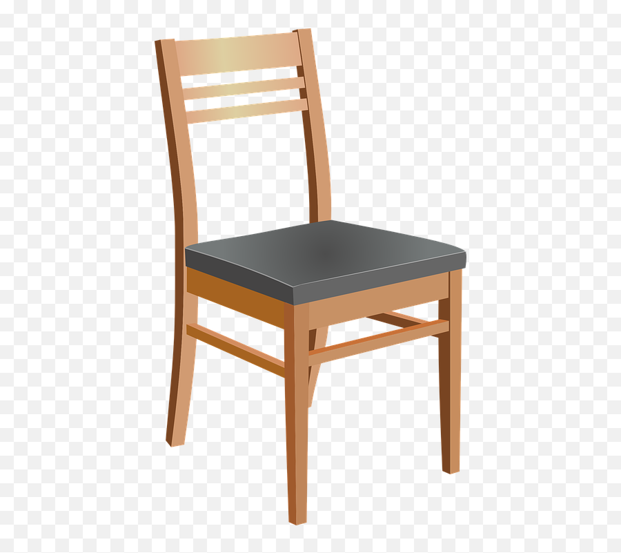 Classroom Objects - Chair Clipart Emoji,Wooden Chair Office Emoji