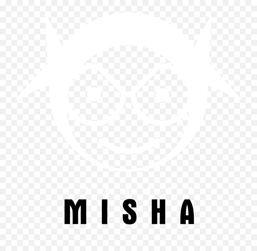 Misha Design Logo Black And White - Dot Emoji,Emoticon Black And White Clock
