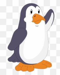 Free Clip Art Tux The Penguin In Sonic Style By Elsato - Funny Penguin Clipart Emoji,Waving Penguin Emoticon