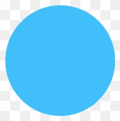 Transparent Blue Circle - Light Blue Circle Png Emoji,Blue Circle Emoji