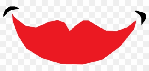 Mouth In Red Color Free Svg - Girly Emoji,Fang Emoji Face