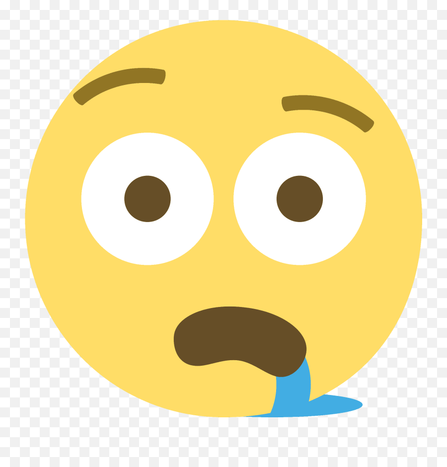 Drooling Face Emoji Clipart Free Download Transparent Png - Happy,Pensive Emoji