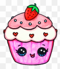 Kawaii Comida Tierno Panquesito Sticker - Food Easy Dessert Cute Drawings Emoji,Panquesito Emoji