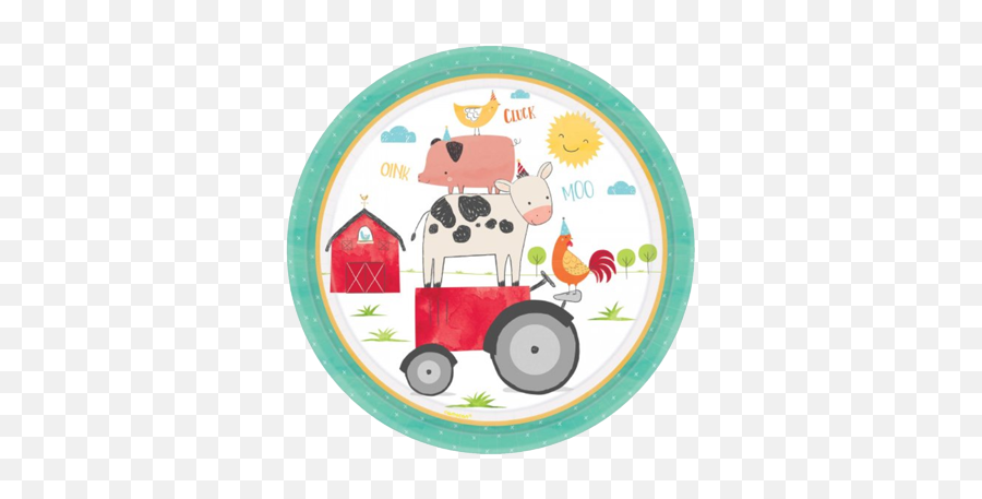 Farmyard Fun Animal Party Just Party Supplies Nz Emoji,Farmyard Emoji