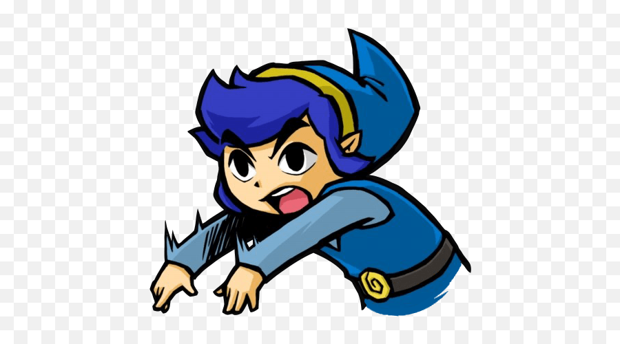 Blue Link Toss Fom The Official Artwork Set For The Tri Emoji,Zelda Dungeon Emoticons