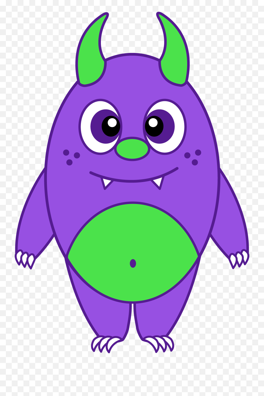 Silly Little Purple Monster Drawing Free Image Download Emoji,Silly Emotions Clipart