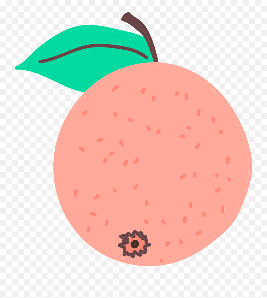 Pink Fruit Clipart - Dot Emoji,Passion Fruit Emoji