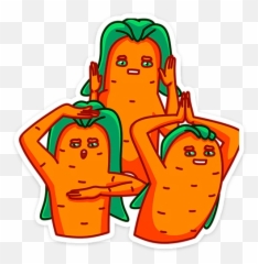 Telegram Sticker U200d From Pack Emoji,Carrot Emoji