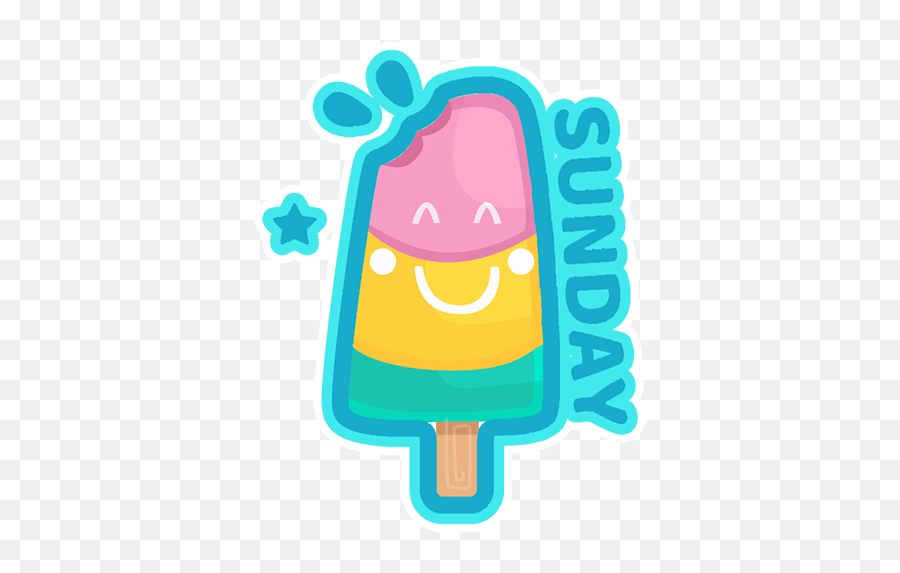 Sunday By Marcossoft - Sticker Maker For Whatsapp Emoji,Popsicle Emoji