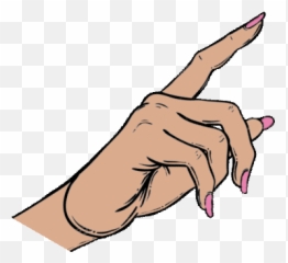 Via Giphy Giphy Pointing Hand Cute Gel Nails Emoji,Nail Polise Pale Hand Emoji