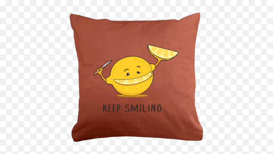 Keep Smiling Colourful Cotton Cushion With Photo And Emoji,Hydrangea Emoticon