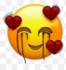Emoji Sad Sadlove Imoji Sticker - Happy,Imoji Or Emoji