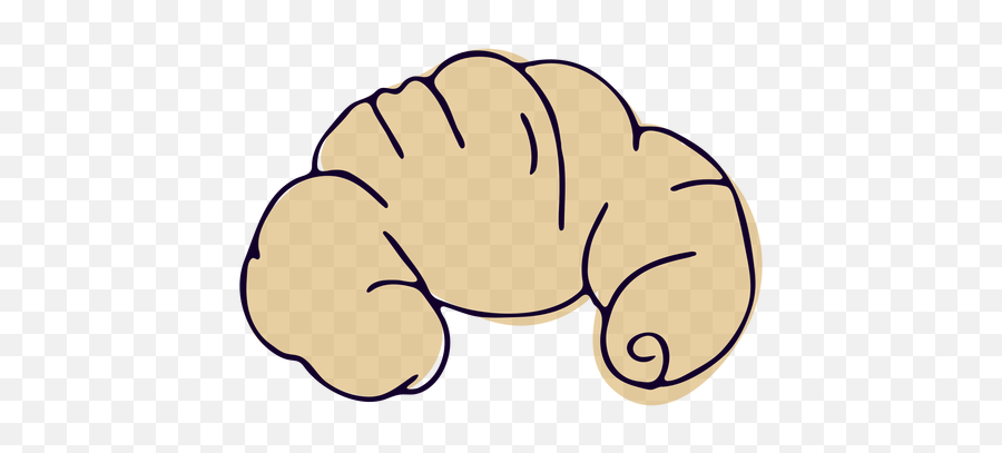 France Croissant Colorful Stroke - Soft Emoji,Croissant Emoji