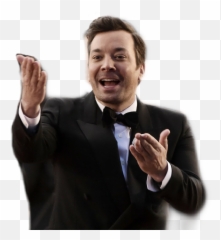 Jimmyfallon Sticker By Fallontonight - Tuxedo Emoji,Jimmy Fallon Laughing Emoji