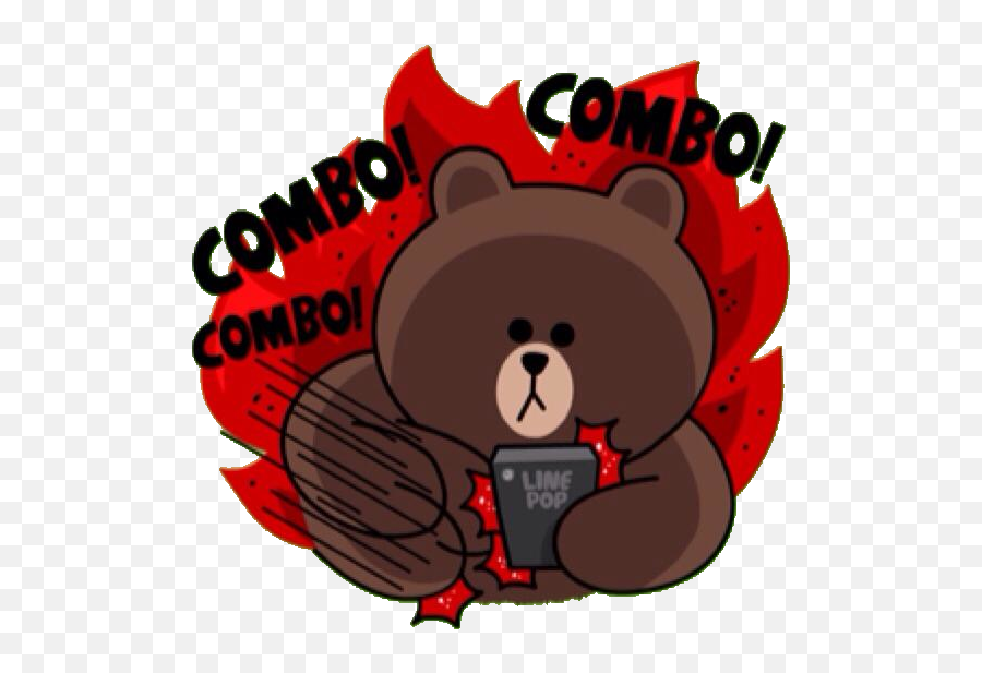 Line Stickers - Panda Line Stickers Gif Emoji,Emoticon Brown Line