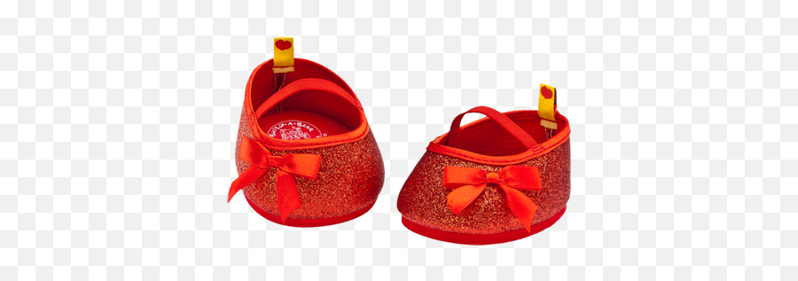 Red Bow Glitter Flats - Buildabear Workshop Us Build A Baby Toddler Shoe Emoji,Skechers Twinkle Toes Emoji