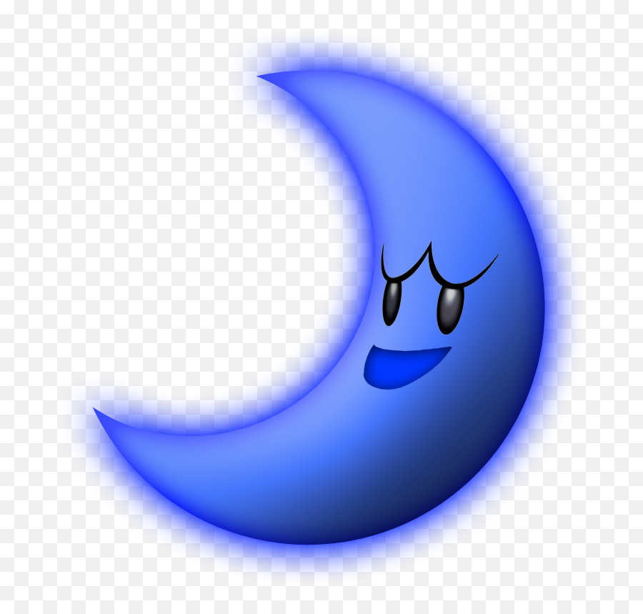 Moon - Wiki Clipart Full Size Clipart 1705830 Pinclipart Blue Colour Cresent With Face Clipart Emoji,Cresent Emoji