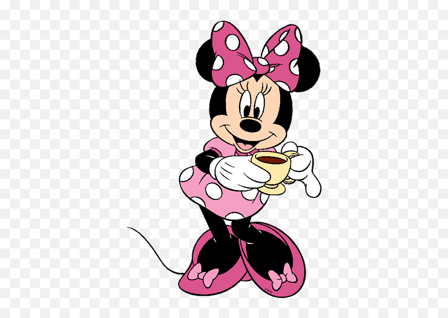 Minniedrinkgif 400571 Mickey Mouse Emoji Engraçado - Minnie Mouse,Mickey Mouse Head Emoji