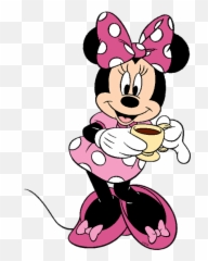 Minniedrinkgif 400571 Mickey Mouse Emoji Engraçado - Minnie Mouse,Mickey Mouse Head Emoji