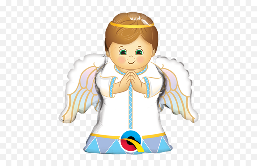 14 Angel Boy Foil - Balon Ingeras Emoji,Balloon Emoji For Facebook