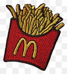 Patches Patch Mcdonalds Sticker - French Fries Emoji,Mcdonalds Emoji 6