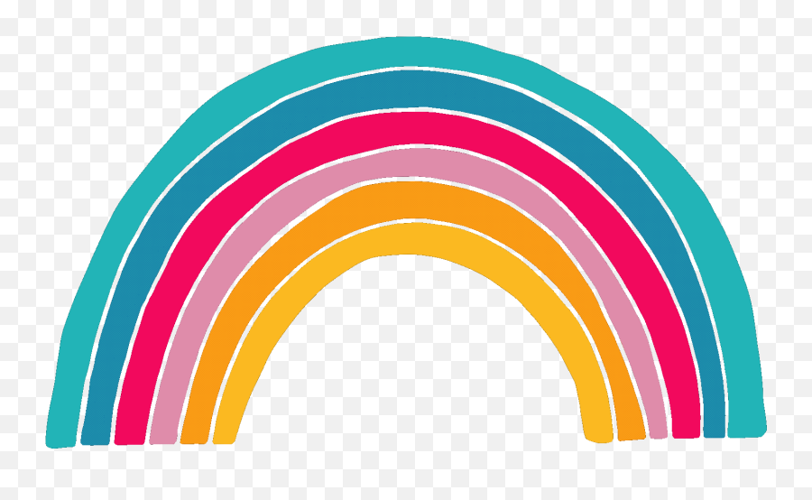 Happy Rainbow Sticker For Ios Android Giphy Animated - Color Gradient Emoji,Full Rainbow Emoji