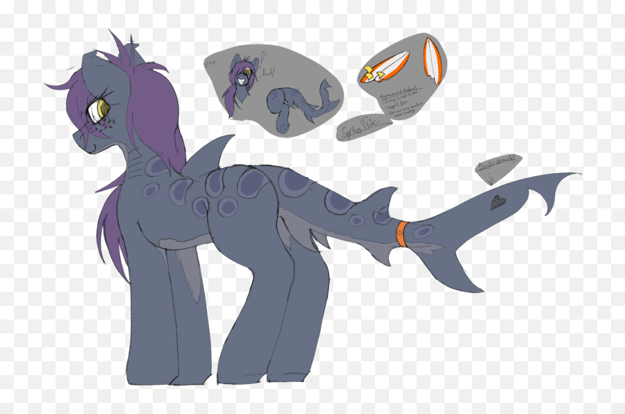 Species Pony Shark Shark Pony - Mythical Creature Emoji,Emotion Spitfire Fishing