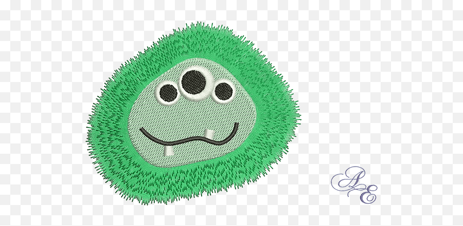 Art Of Embroidery - Monster 4 Medium Machine Embroidery Happy Emoji,Why Do You Need Three Sizes For Emoticon