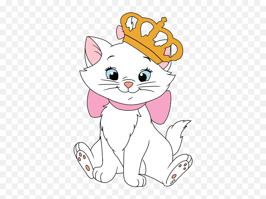 Disney Wallpaper Marie Aristocats - Aristocats Marie With Crown Emoji,Birthday Emoticons Facebook Tiara