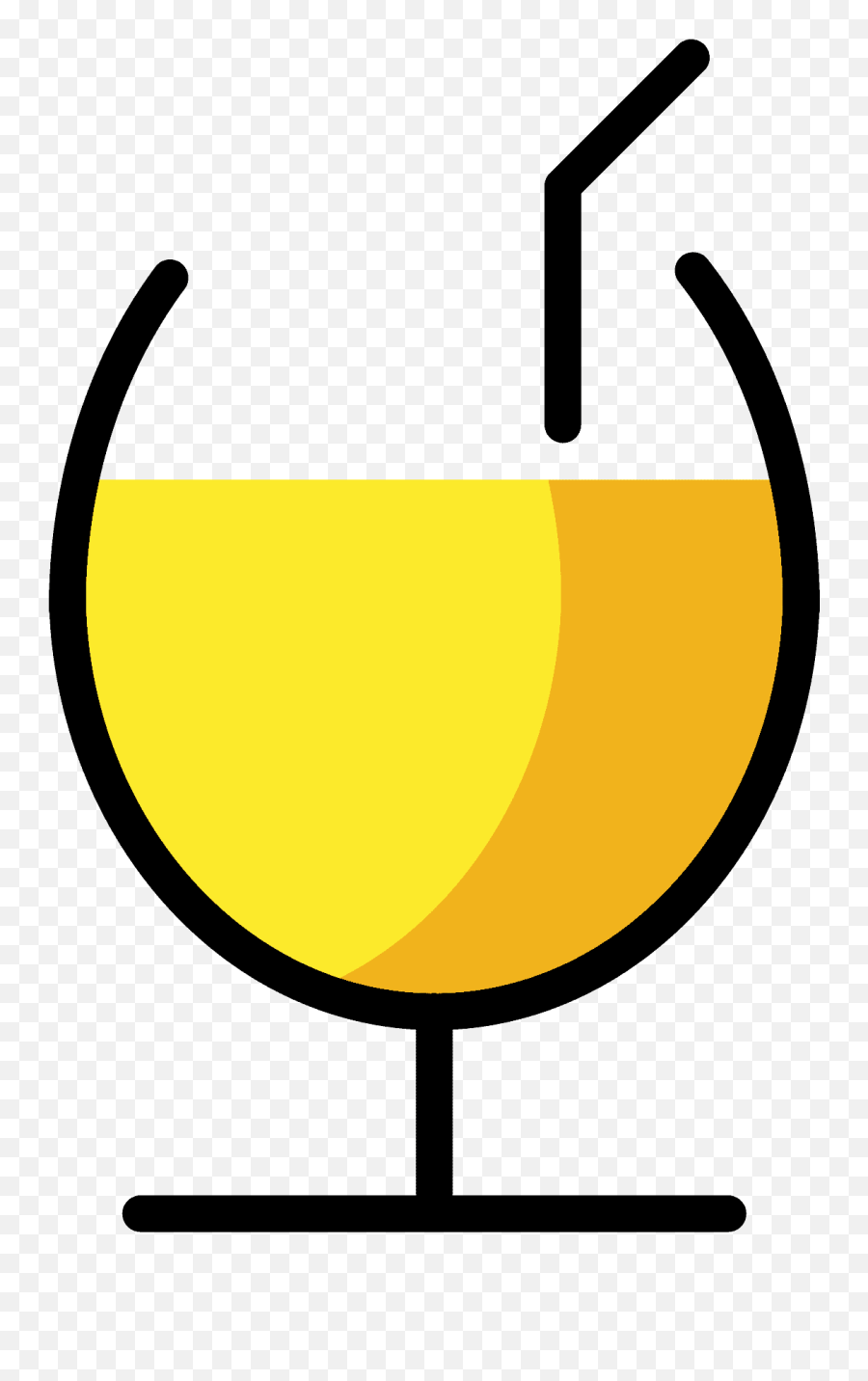 Tropical Drink Emoji Clipart - Wine Glass,Drink Emoji