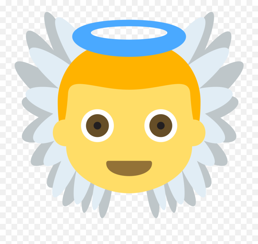 Baby Angel Emoji Clipart Free Download Transparent Png - Happy,Angel Emoji