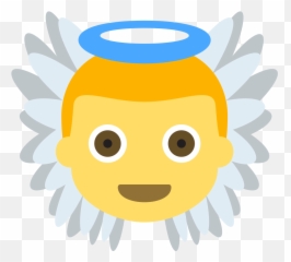 Baby Angel Emoji Clipart Free Download Transparent Png - Happy,Angel Emoji