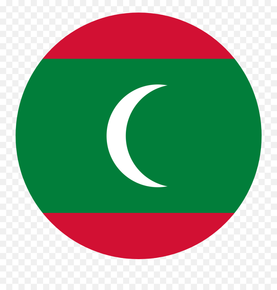 Maldives Flag Emoji - Celestial Event,Crescent Emoji