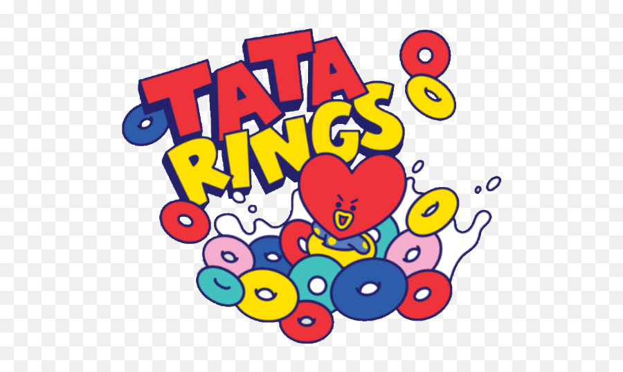 Pin On Moon Art - Bt21 Tata Rings Emoji,Shinee Emojis 6v6