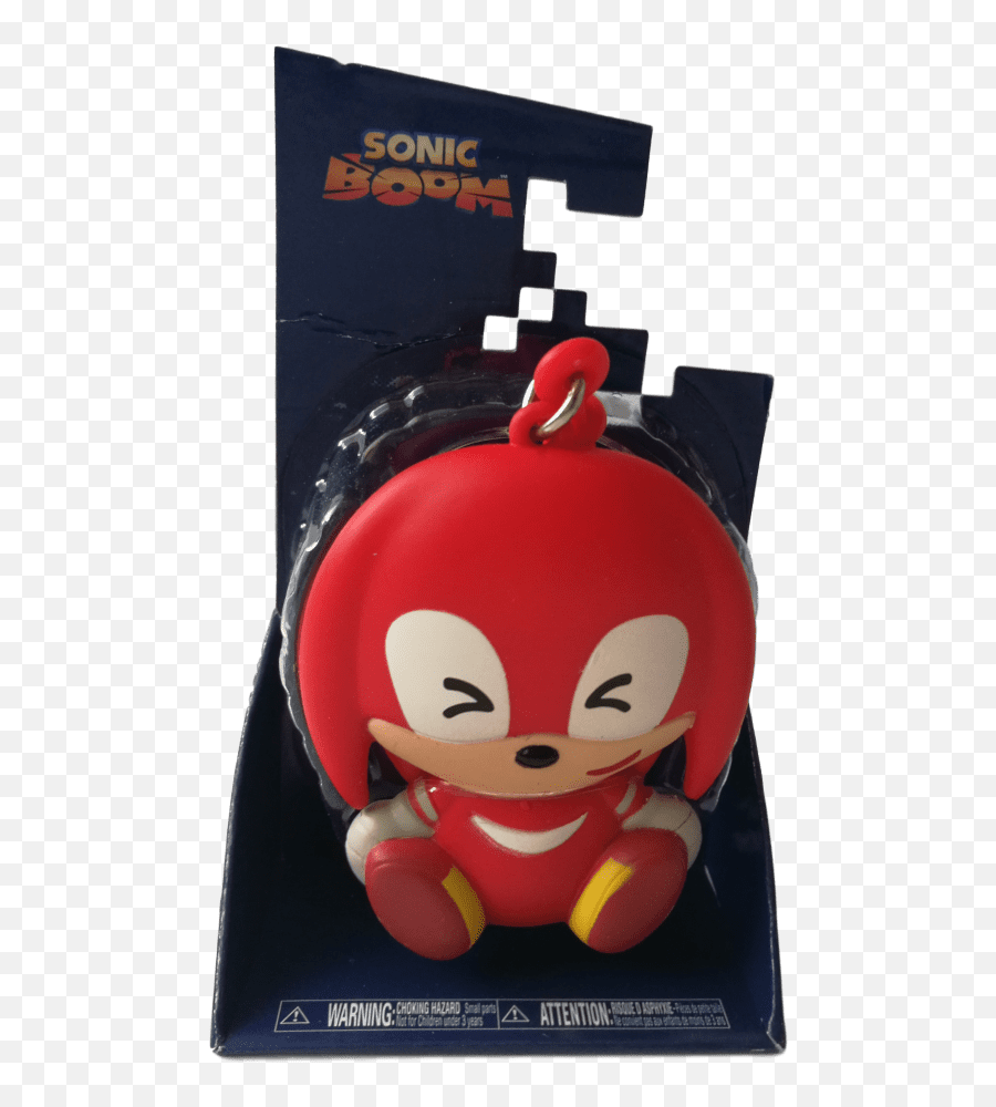 Sonic Boom Emoji Vinyl Keychain - Cute Knuckles Fictional Character,Power Rangers Emoji