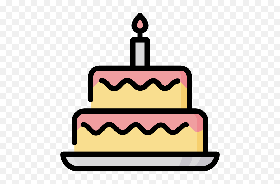 Birthday Cake Free Vector Icons - Birthday Cake Vector Free Emoji,Snapchat Cake Emoji