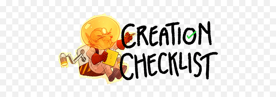 Creation Checklist Tongue In Cheek Comics - Happy Emoji,
