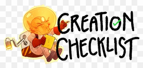 Creation Checklist Tongue In Cheek Comics - Happy Emoji,