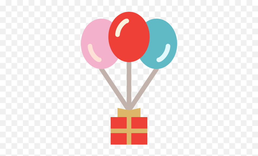 Gift Balloon Surprise Present Free - Surprise Icone Emoji,Emoticon Symbols For Cake And Balloons For Facebook