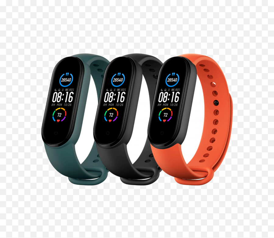 Xiaomi Strap 3 - Pack Mi Smart Band 5 Black Orange Frogee Xiaomi Mi Band 5 Emoji,Fitbit Blaze Emojis