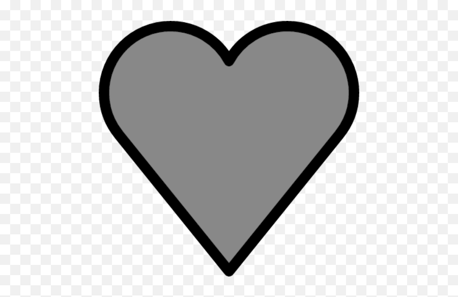 Black Heart Png Emoji - Black Heart Shape Vector,Heart Emojis Square