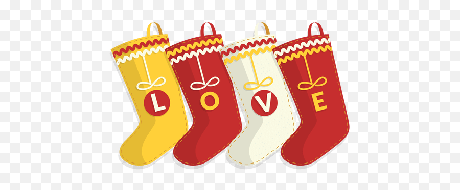 Four Love Christmas Stockings Icon 32 - Girly Emoji,Christmas Stocking Emoticon