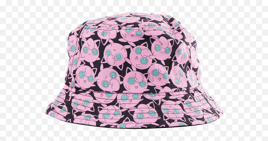 Pokemon - Jigglypuff Bucket Hat Zing Pop Culture For Teen Emoji,Peach Emoji Hat