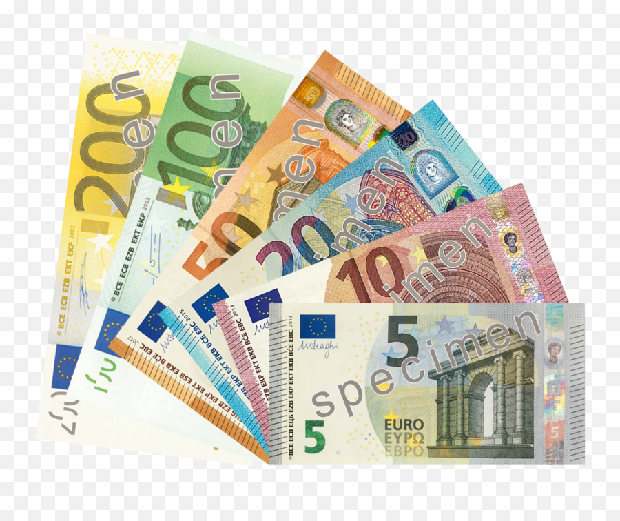 Euro Png - Euro Banknotes Europa Series Billetes Euros France Currency Pic Download Emoji,Euro Emoji