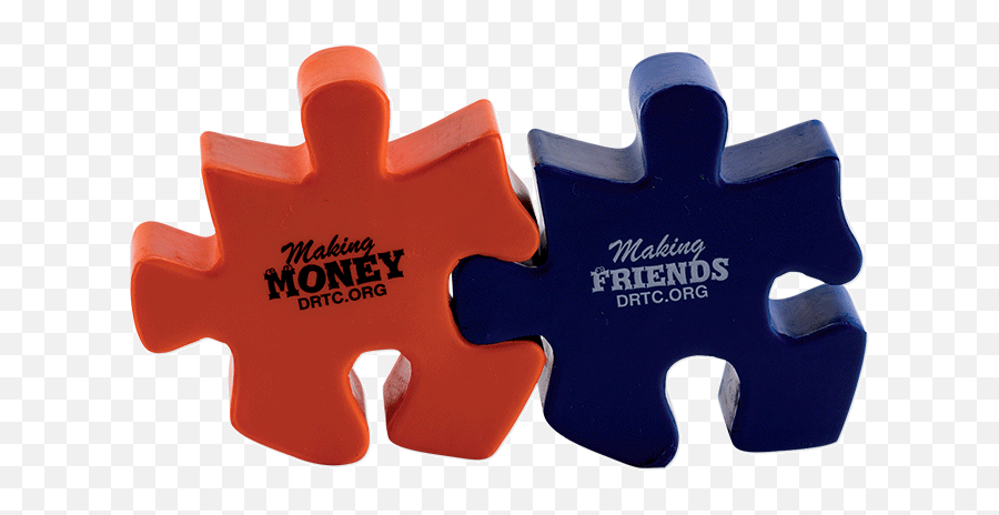 Worker Approved Puzzle Piece Stress Reliever - Set Of 2 Dale Rogers Training Center Emoji,Facebook Tumbleweed Emoticon