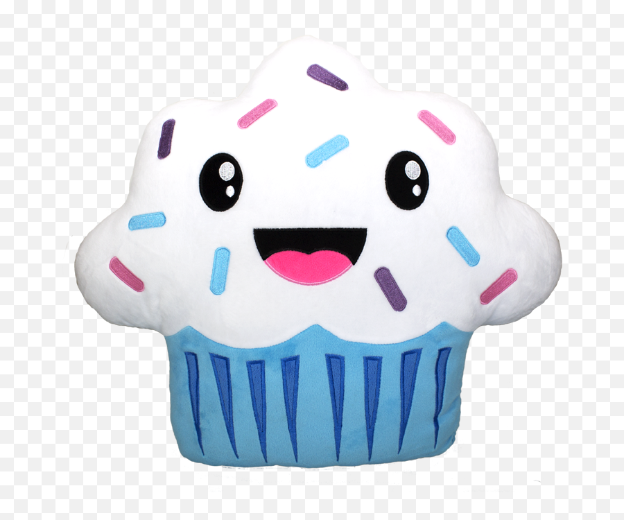 Scentco Smillows - Scented Stuffed Plush Accent Throw Pillow Cupcake Emoji,Accessable By Using The Cuddle Up Emoticon Inside A Rocky Umbrella
