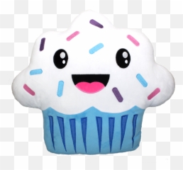 Scentco Smillows - Scented Stuffed Plush Accent Throw Pillow Cupcake Emoji,Accessable By Using The Cuddle Up Emoticon Inside A Rocky Umbrella