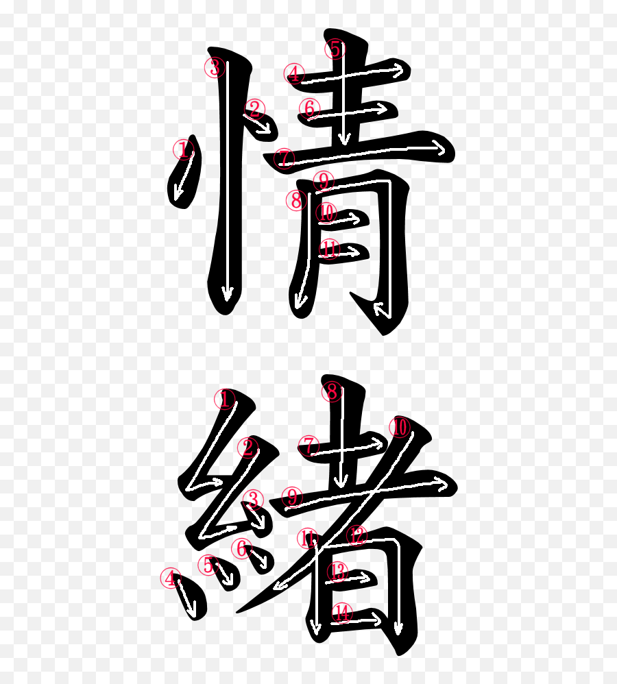 Japanese Word Images For The Word Emotion Japanese Word - Dot Emoji,Japan Emotion